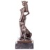 Kleopátra párduccal  - bronz szobor képe